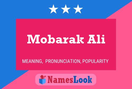 Постер имени Mobarak Ali