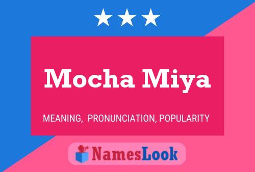 Постер имени Mocha Miya