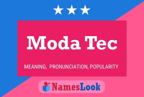 Постер имени Moda Tec