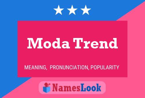 Постер имени Moda Trend