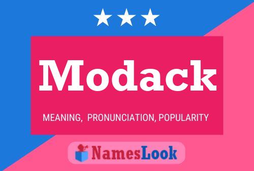 Постер имени Modack