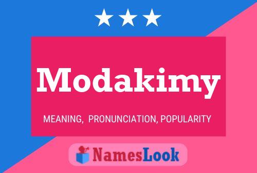 Постер имени Modakimy