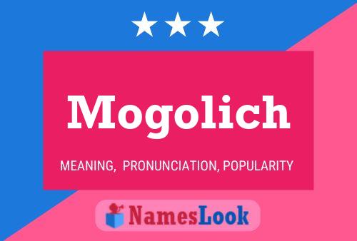 Постер имени Mogolich