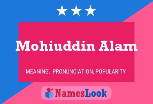 Постер имени Mohiuddin Alam