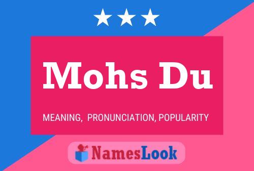 Постер имени Mohs Du