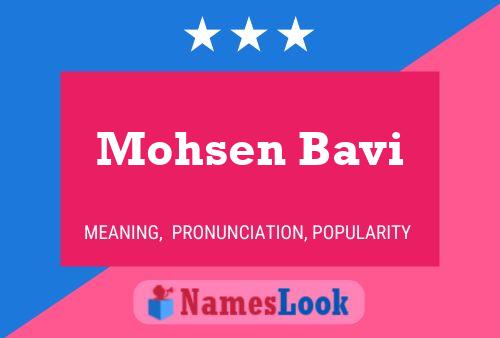 Постер имени Mohsen Bavi