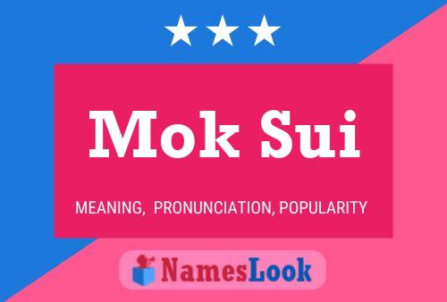 Постер имени Mok Sui