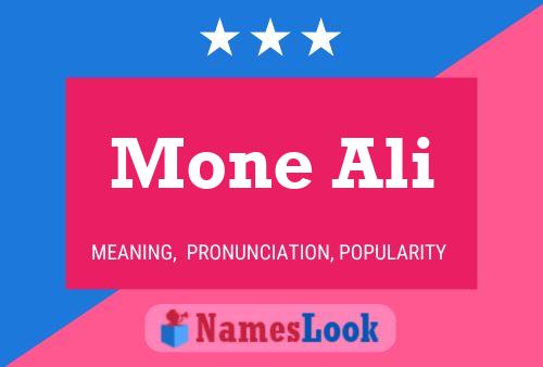 Постер имени Mone Ali