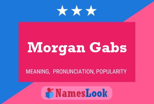 Постер имени Morgan Gabs