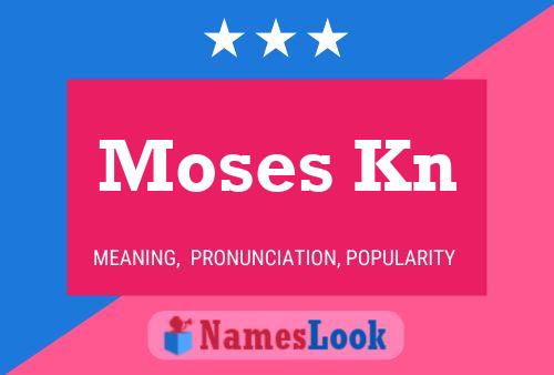 Постер имени Moses Kn