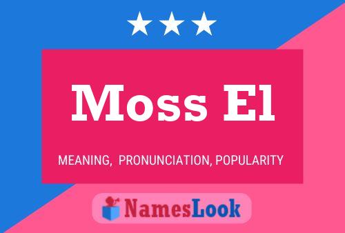 Постер имени Moss El