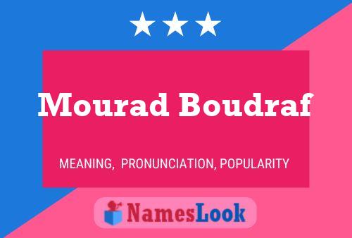 Постер имени Mourad Boudraf