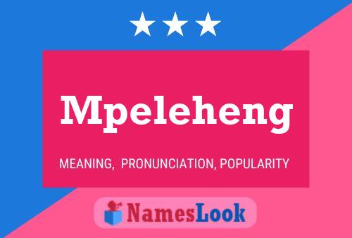 Постер имени Mpeleheng