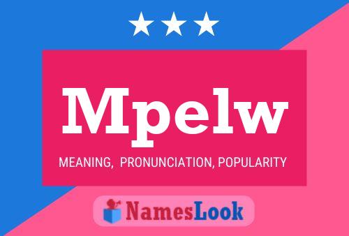 Постер имени Mpelw