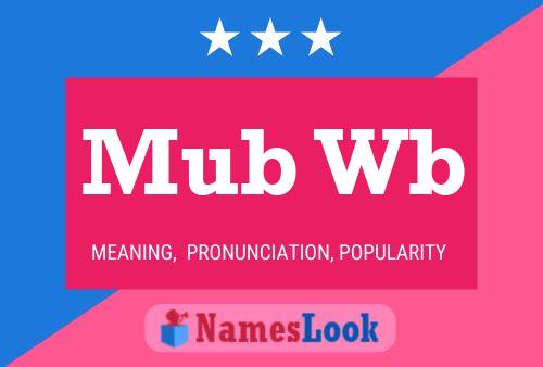 Постер имени Mub Wb