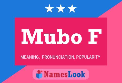 Постер имени Mubo F