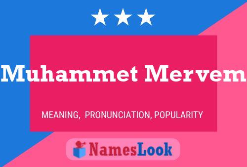 Постер имени Muhammet Mervem