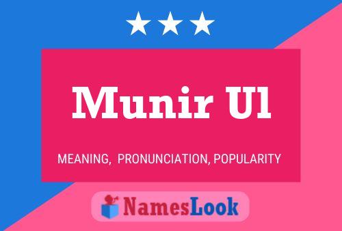 Постер имени Munir Ul