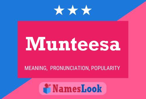 Постер имени Munteesa