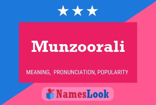 Постер имени Munzoorali