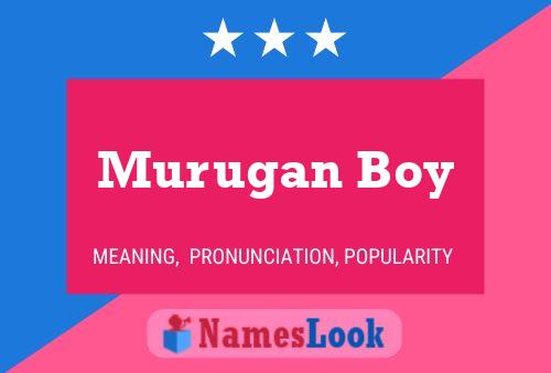 Постер имени Murugan Boy