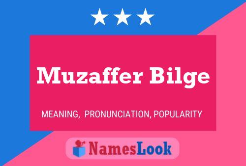 Постер имени Muzaffer Bilge