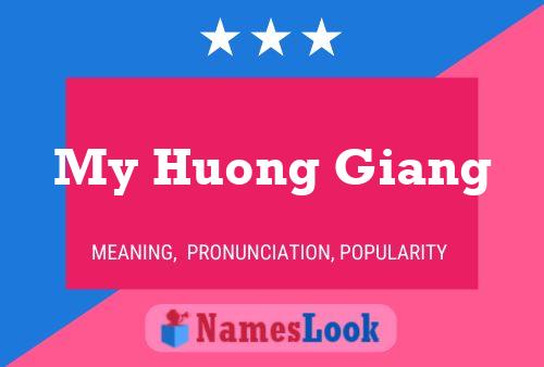 Постер имени My Huong Giang