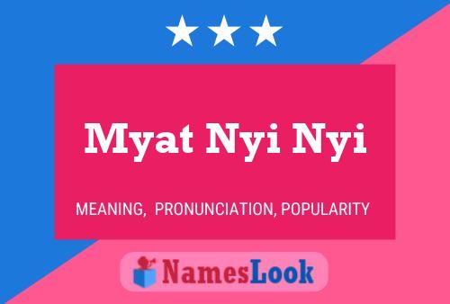 Постер имени Myat Nyi Nyi