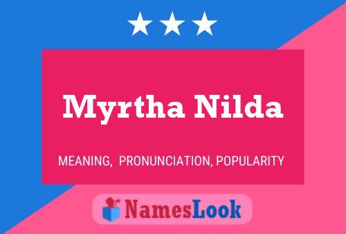 Постер имени Myrtha Nilda