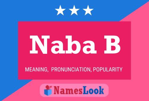 Постер имени Naba B