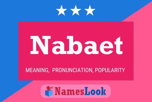 Постер имени Nabaet