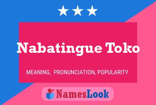 Постер имени Nabatingue Toko