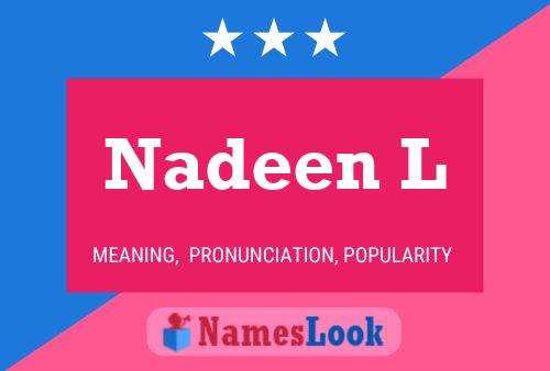 Постер имени Nadeen L