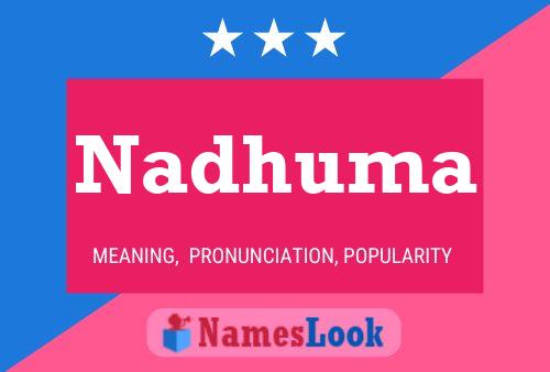 Постер имени Nadhuma