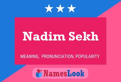 Постер имени Nadim Sekh