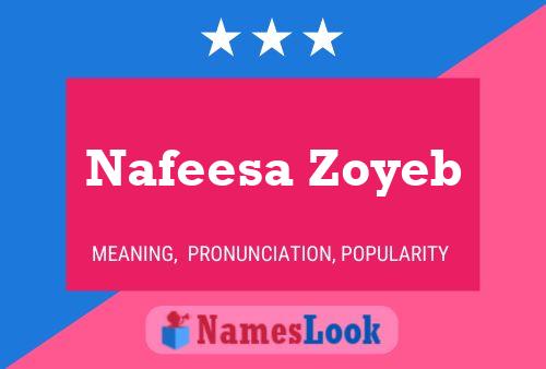 Постер имени Nafeesa Zoyeb