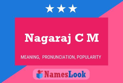 Постер имени Nagaraj C M