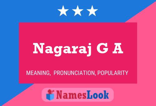 Постер имени Nagaraj G A