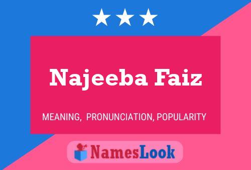 Постер имени Najeeba Faiz