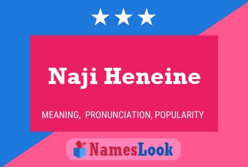 Постер имени Naji Heneine