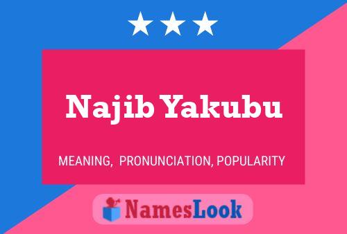 Постер имени Najib Yakubu