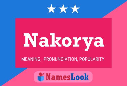 Постер имени Nakorya