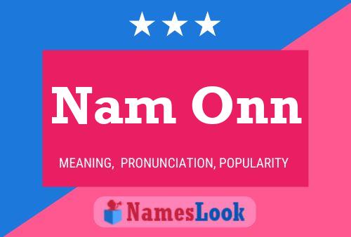 Постер имени Nam Onn