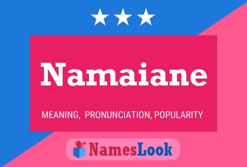 Постер имени Namaiane