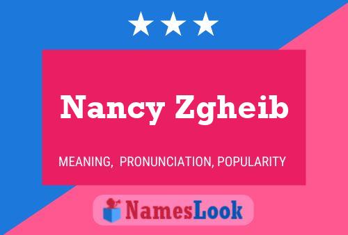 Постер имени Nancy Zgheib