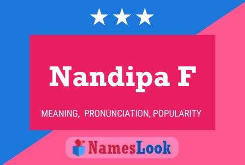 Постер имени Nandipa F