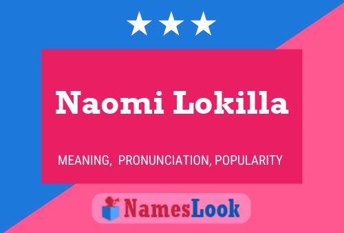 Постер имени Naomi Lokilla