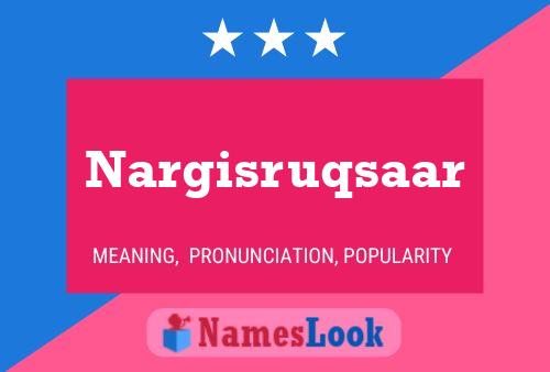 Постер имени Nargisruqsaar