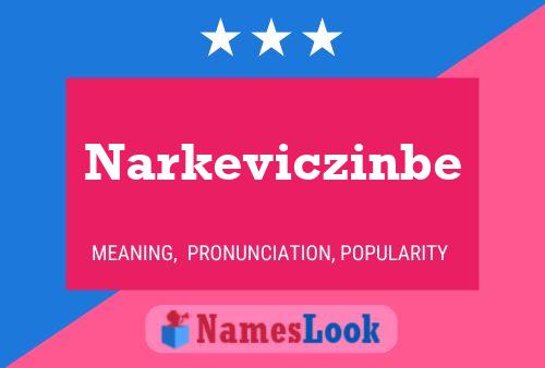 Постер имени Narkeviczinbe