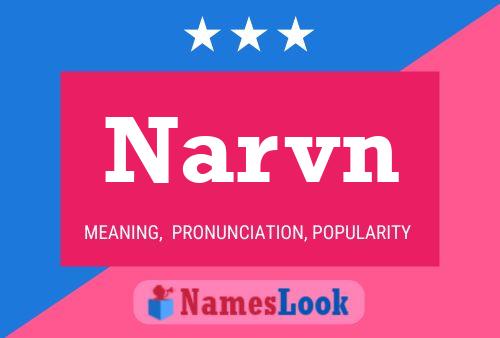 Постер имени Narvn